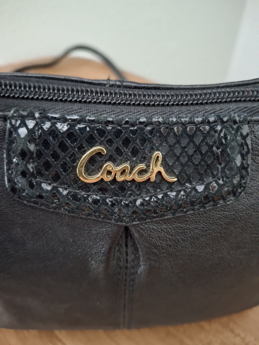 Coach Black Leather Crossbody Bag - Picture 10 of 16